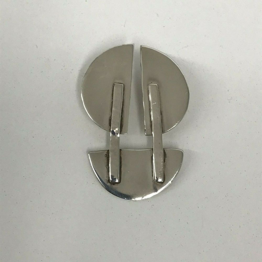 MW DESIGNS STERLING PENDANT SLIDE MODERNIST DESIGN VERY COOL WEIGHS 8.8 GRAMS